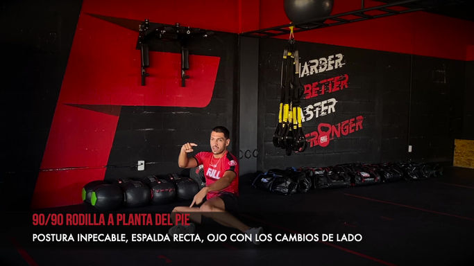 M>90:90 RODILLA A PLANTA DEL PIE